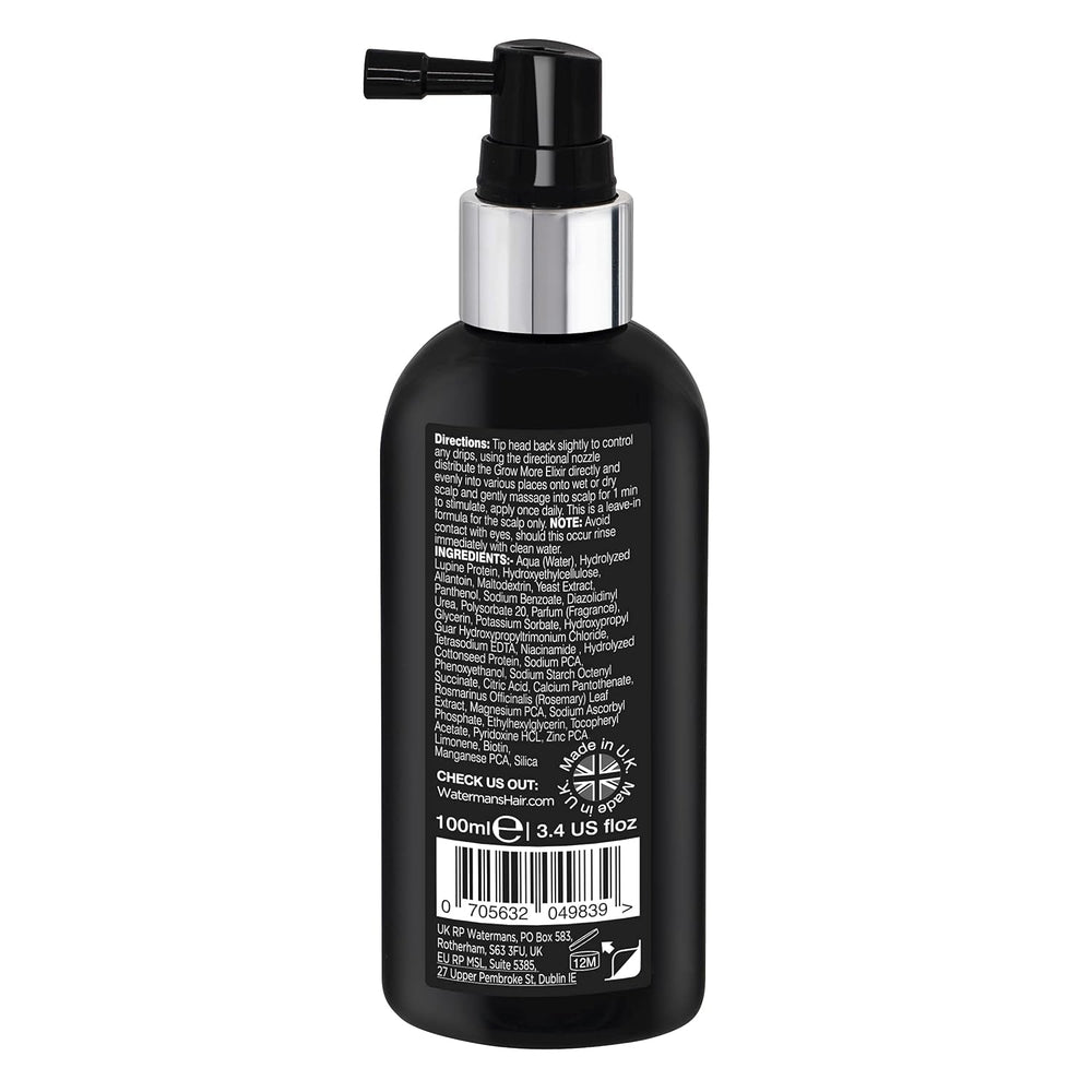 Sérum de croissance capillaire Watermans Grow More Elixir - Renforce les racines des cheveux - Favorise la croissance des cheveux - Pour les femmes et les hommes Soins capillaires Naty Shop