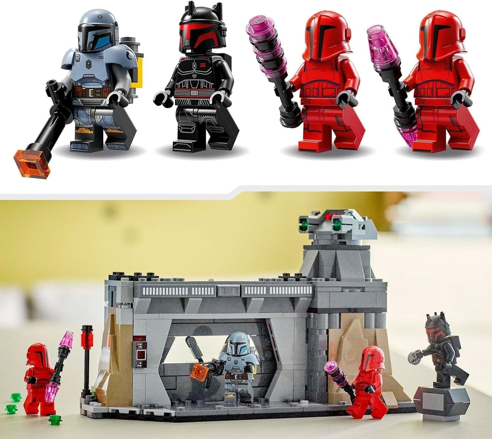LEGO Star Wars : Le duel mandalorien entre Paz Vizsla et Moff Gideon, jouet de construction à collectionner pour enfants, idée cadeau pour garçons et filles créatifs de plus de 7 ans, jouet mandalorien 75386 Jeux de construction Beuche den LEGO-Store