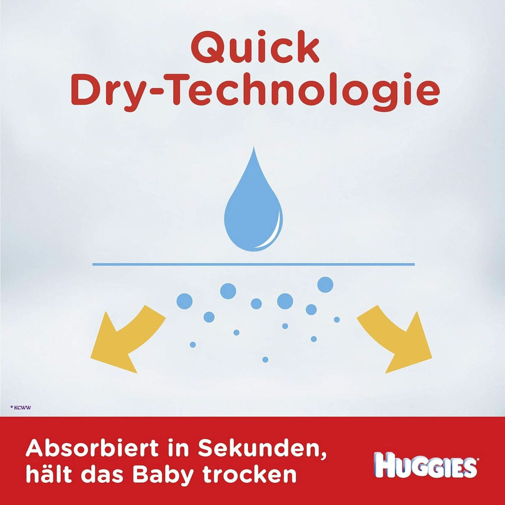 Pantalon Huggies Ultra Comfort, taille 5, 12-17 kg, Pour les enfants actifs, Avec indicateur d'humidité et technologie de ceinture nuageuse, 128 couches Mère et Enfant Naty Shop