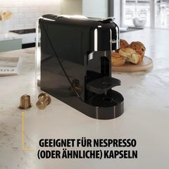 Machine à expresso à capsules Tristar - Compatible avec les capsules Nespresso - Bac de vidange amovible - Réservoir d'eau amovible spacieux de 900 ml - Pression 20 bars - 1400 W - CM-2300