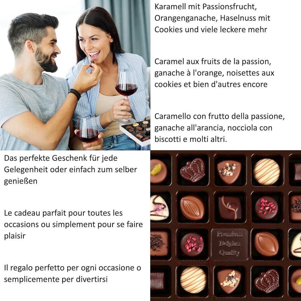 Limar Belgian Luxury Chocolates : 19 friandises individuelles – fabriquées dans un style traditionnel