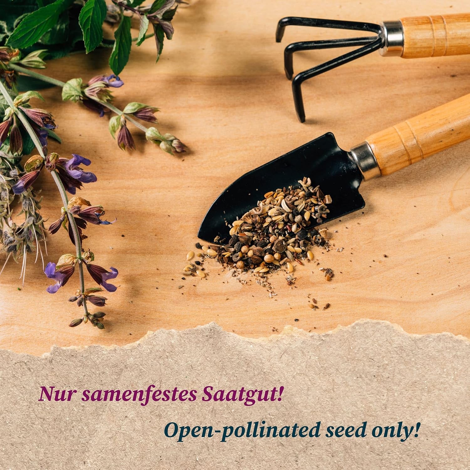 Permakultur - Samen-Geschenkset Mit 8 Nutzpflanzen Für Den Waldgarten