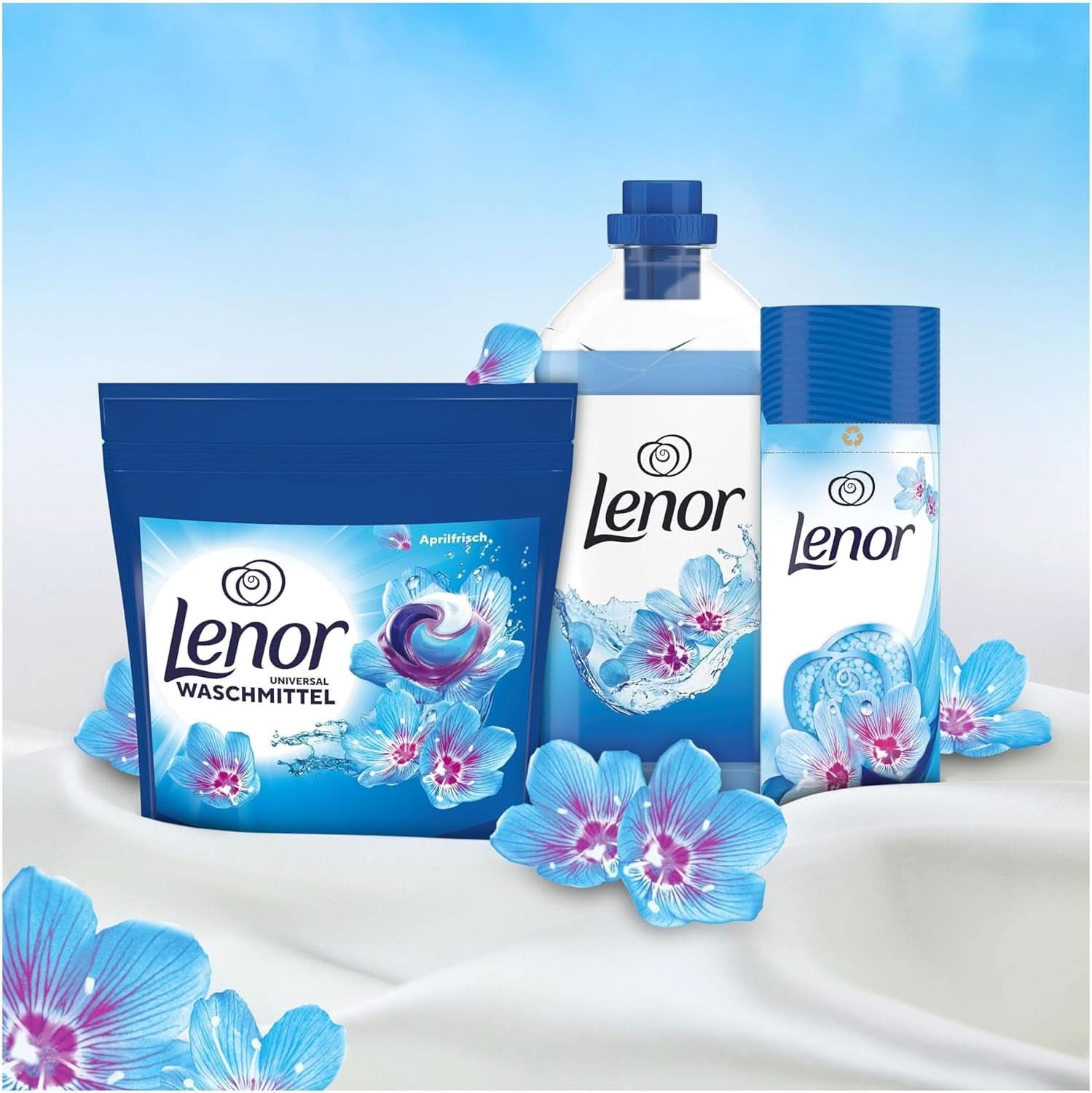 Detergent Lenor PODS All-In-1, 104 capsule, prospețime de 3 ori mai durabilă și curățenie profundă chiar și la spălarea la rece Naty Shop