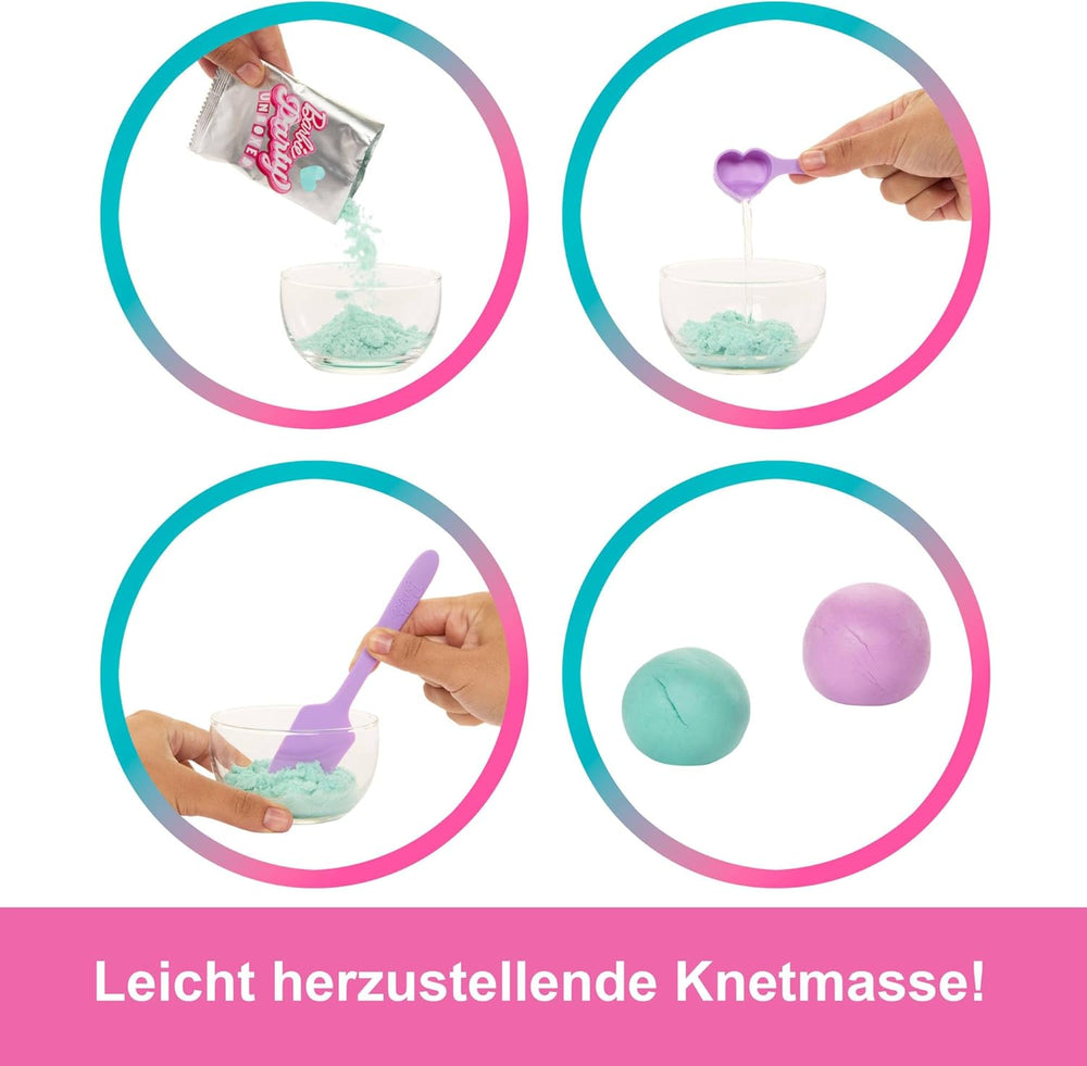 Barbie Party Doll Sans boîte et accessoires Anniversaire Pet Series 10 Surprise Party Star Set comprenant effet de changement de couleur et décorations de gâteaux JFG72