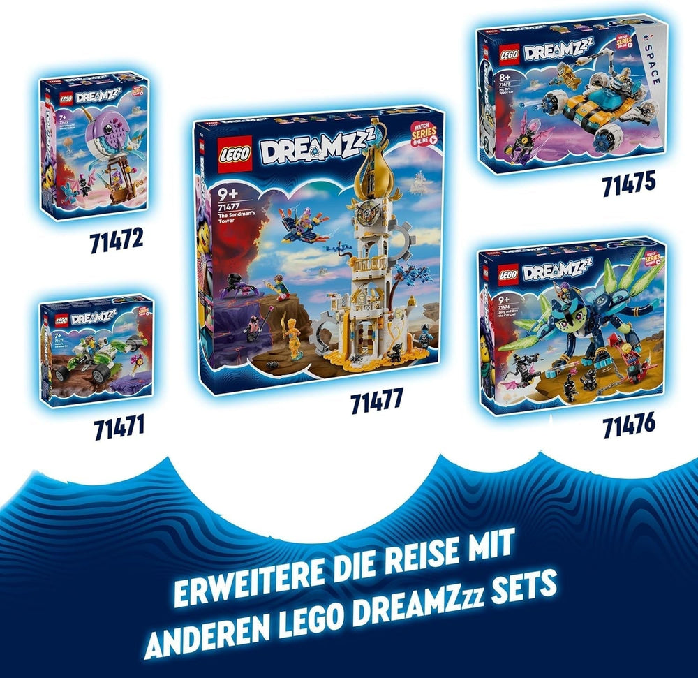 LEGO Dreamzzz Ensemble de voiture ou de navette spatiale 2 en 1 avec le buggy spatial de M. Oz comprenant les figurines de M. Oz, Albert et Jayden, cadeau spatial pour les enfants de 8 ans et plus 71475 Ensembles de construction Besuche den LEGO-Store