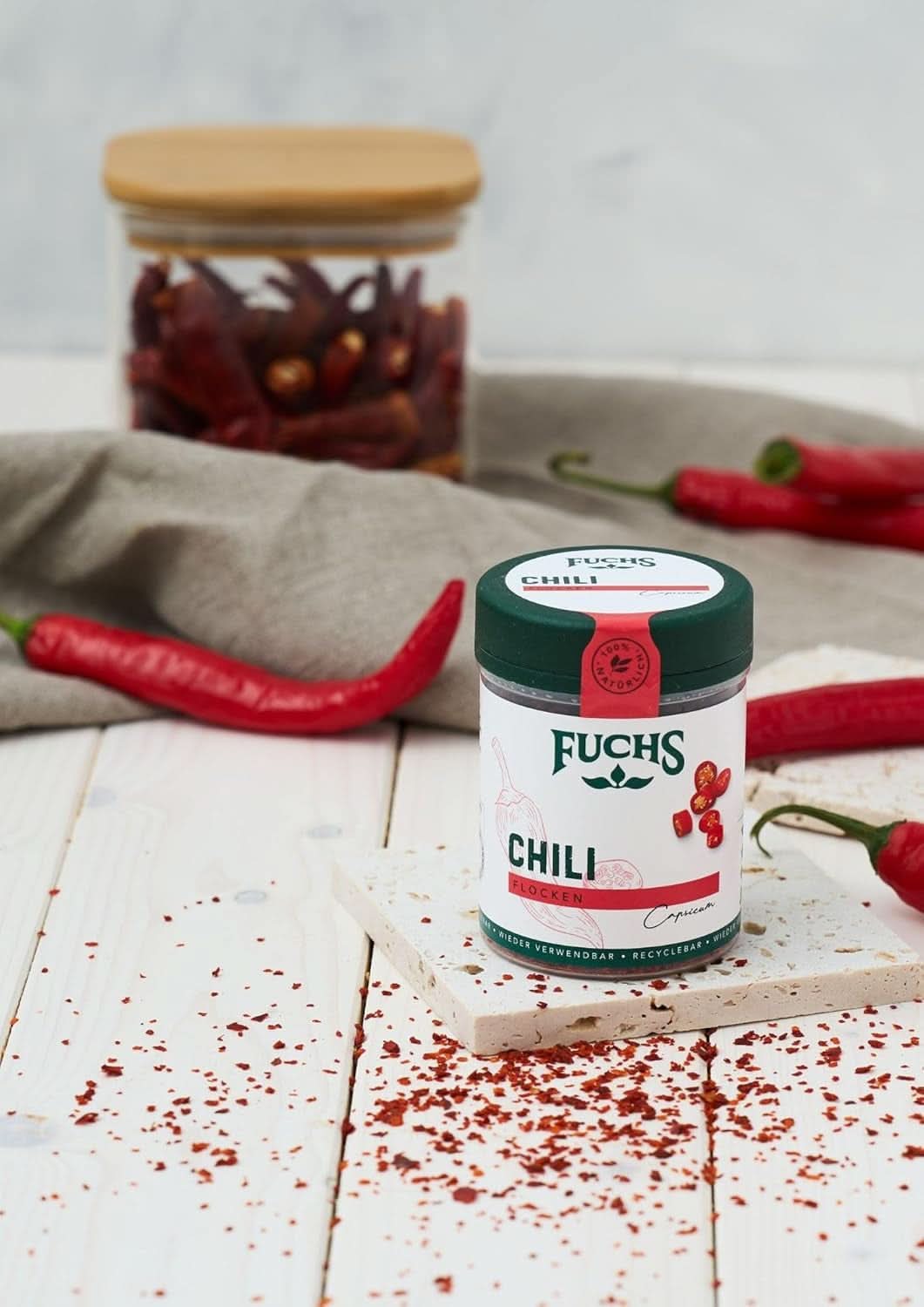 Flocons de piment Fuchs, 50 grammes Condiments Naty Shop