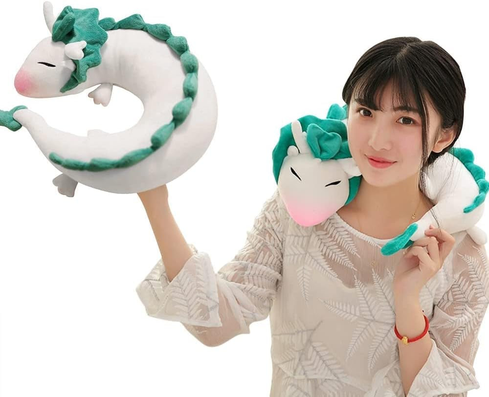 Doux petit Dragon blanc Chihiro oreiller cervical Animation japonaise oreillers orthopédiques cervicaux Naty Shop