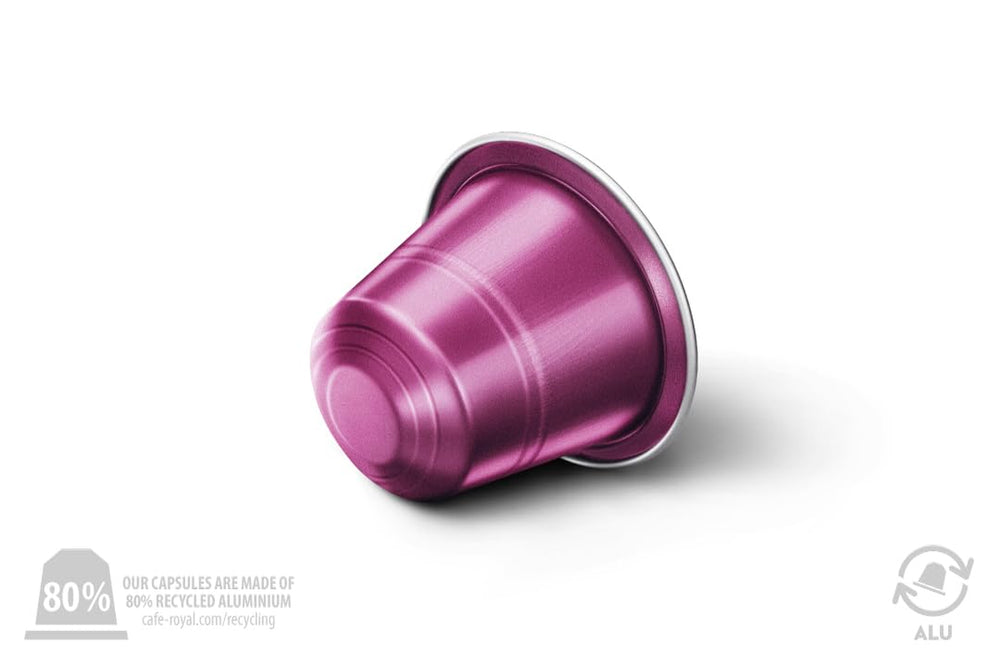 Café Royal Lungo Forte – Capsules de café compatibles Nespresso®, 100% Arabica, würzig, dunkle Röstung, Intensität 8/12, Rainforest Alliance, 36 capsules