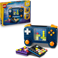 Console de jeu rétro LEGO Creator 3 en 1 – Se transforme en machine d'arcade ou en ordinateur avec clavier et souris – Idée cadeau de joueur pour garçons et filles de 8 ans et plus – 31380