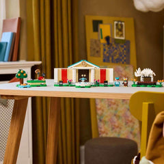 LEGO Animal Crossing - Ensemble de musées d'Eugens - Ensemble de jeux interactifs avec figurines d'Eugen et Liliane, fossiles de dinosaures et accessoires - Jouets de jeu pour filles et jeunes à partir de 7 ans - 77056