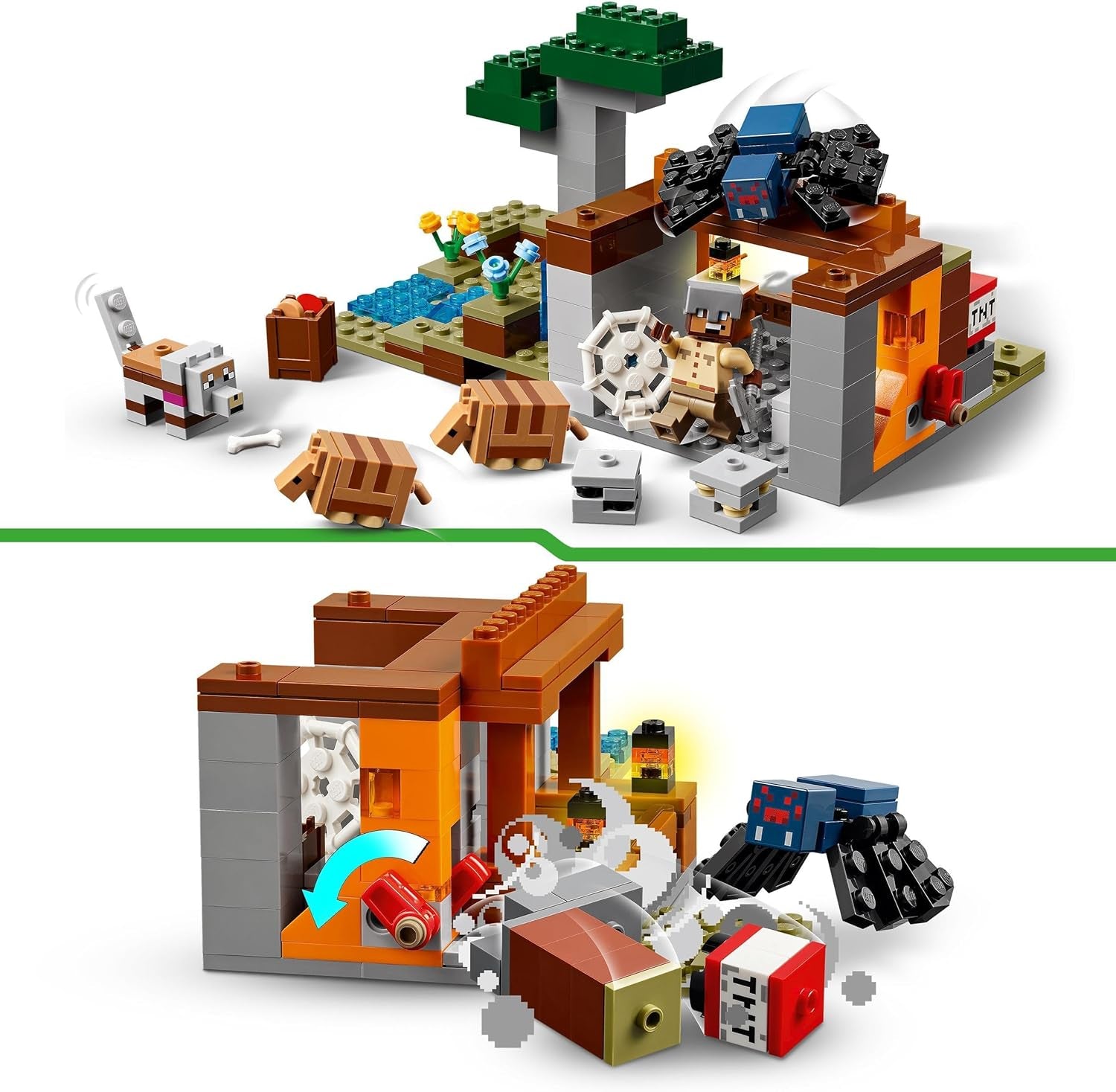 LEGO Minecraft Dungeon Mine Expedition Jeu vidéo Minifigurine Jouet de construction de personnage Cadeau pour garçons et filles de 8 ans 21269 Jeux de construction Besuche den LEGO-Store
