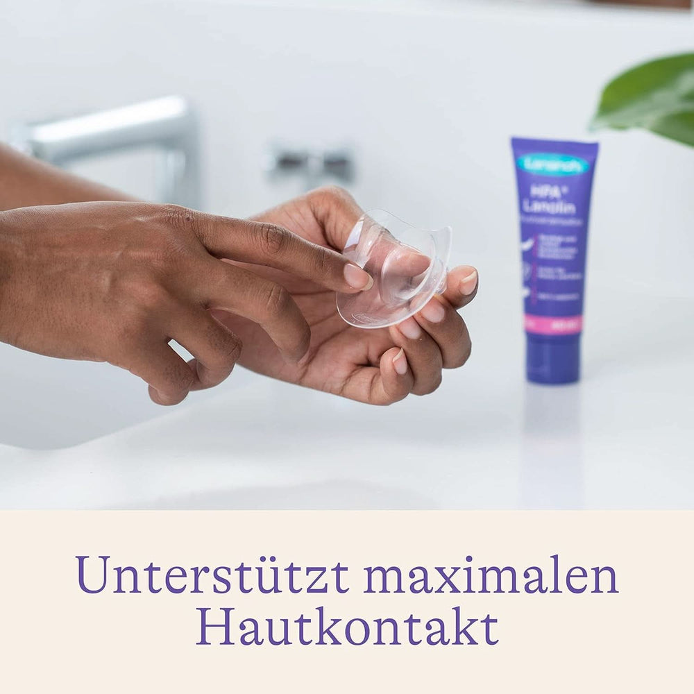 Lansinoh Stillhütchen 20 Mm (Größe 1), 2 Stück Inkl. Boîte de rangement - Angenehmes Tragegefühl - Trotz Anlegeschwierigkeiten Weiter Stillen Accessoires Alimentation et Allaitement Bebe Naty Shop