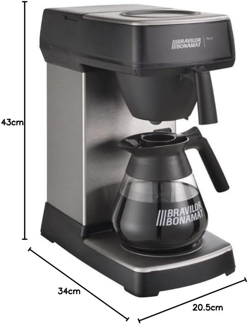 Machine à expresso F454 Novo, 1,5 L, noir, 430 (H) x 205 (L) x 340 (P) mm