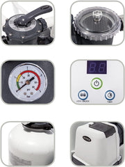 Système de filtre à sable Intex Krystal Clear 7,9 m³ pour piscines jusqu'à 36 000 l 26646