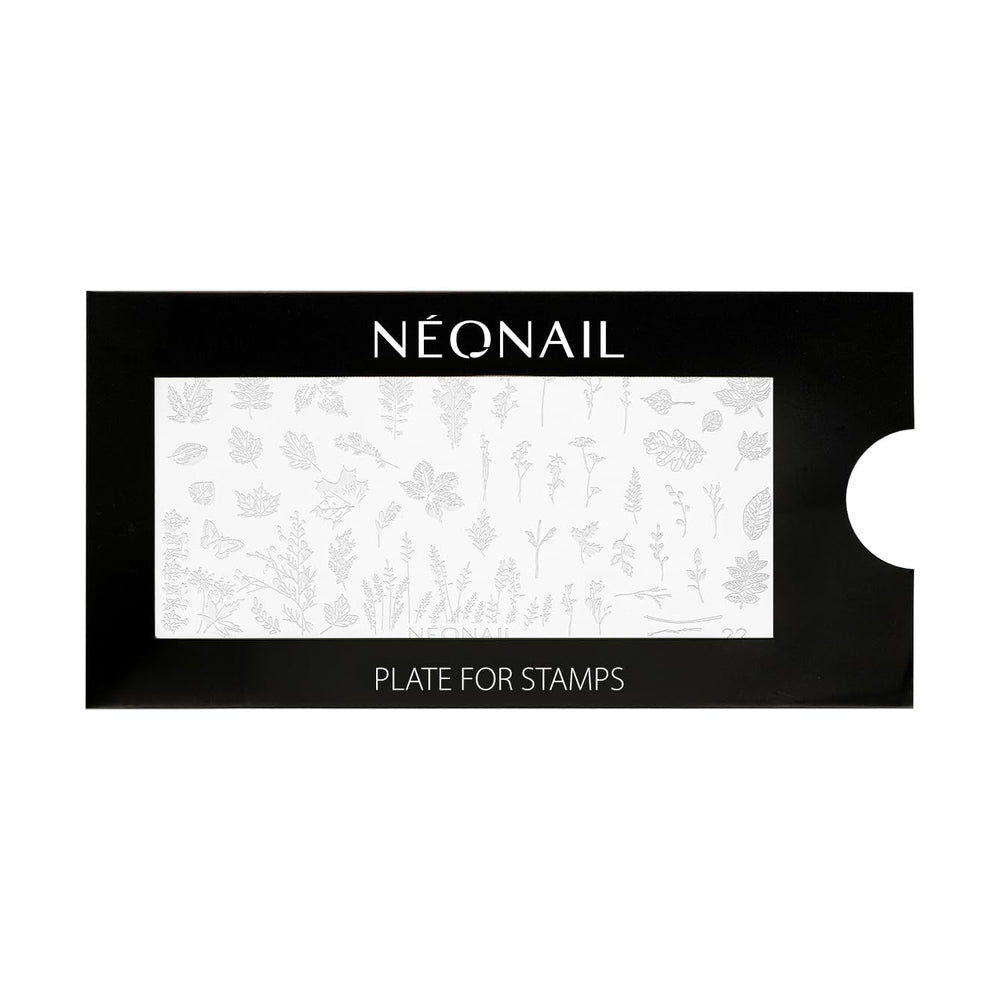 NÉONAIL Nagel Stempel Mit Schaber - Nägel Selber Machen - Nail Art Stamper - Nageldesign Für Nagel Schablone - French Nails Stempel - Silikon Nagelstempel