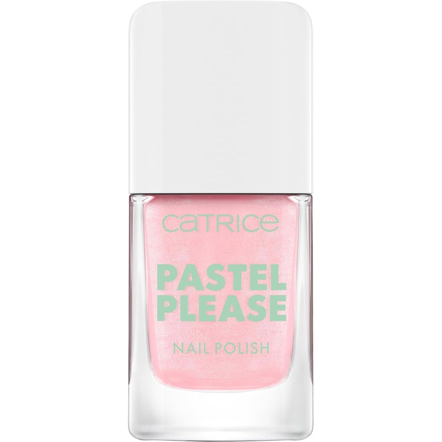 Catrice Pastel Please Vernis à ongles 040 Mint Breeze Vert clair Vernis à ongles pailleté profondément coloré hautement pigmenté Vegan 10,5 ml