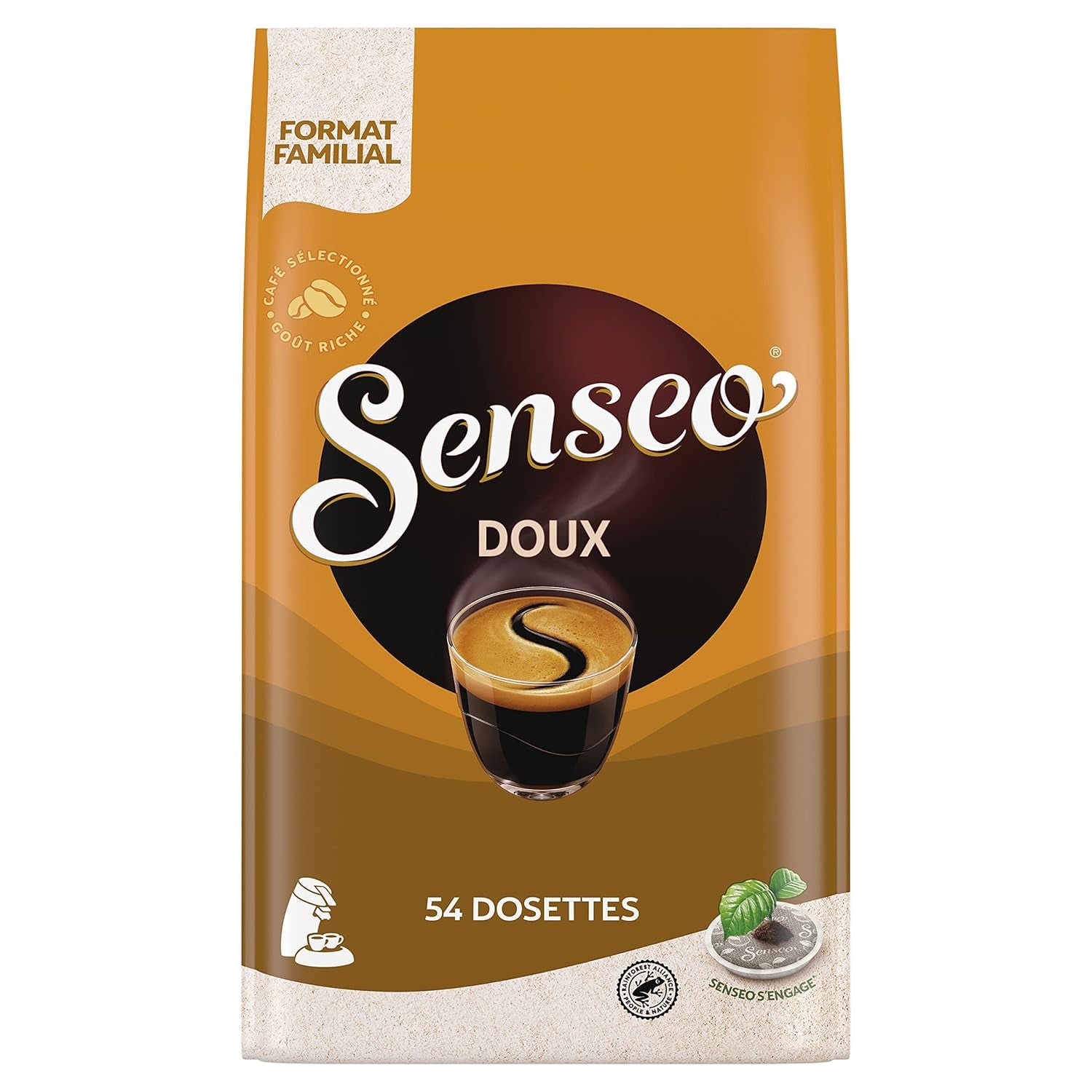 Senseo Kaffeepads Doux Sanft 54 ​​tampons