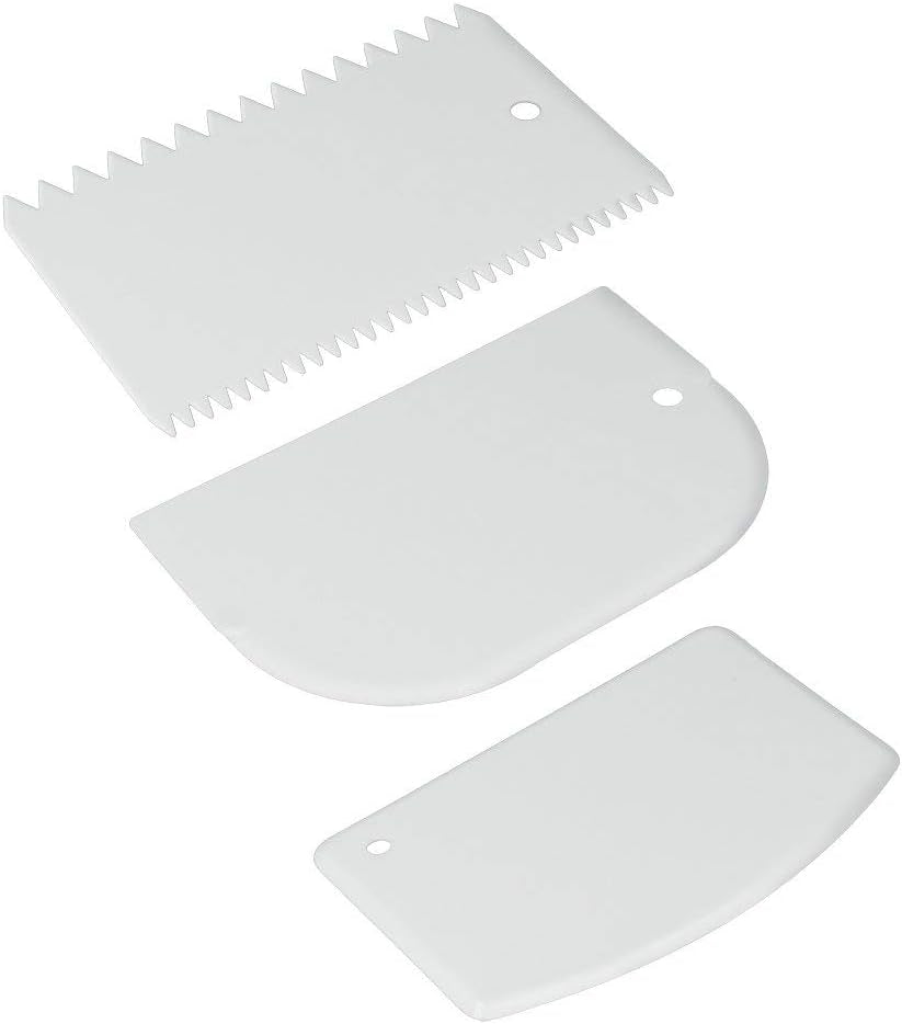 Spatule à pâte Metaltex 252521080, 3 pièces, plastique