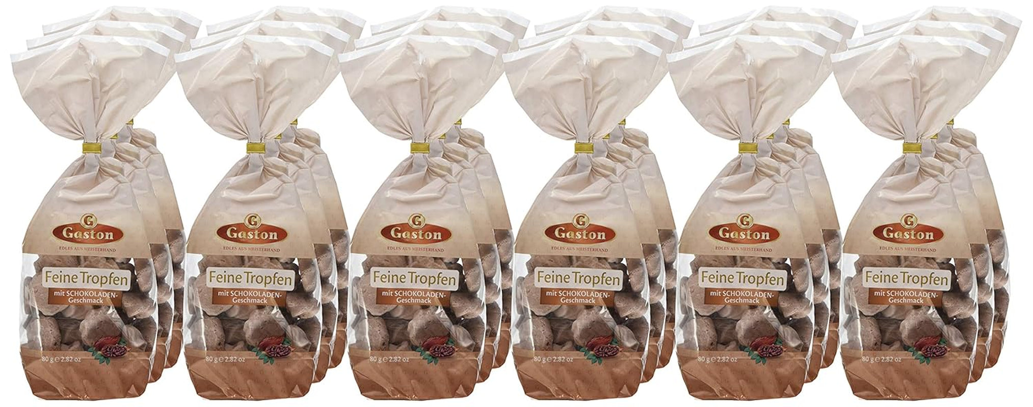 Gouttes fines aromatisées au chocolat, paquet de 18 (18 x 80 g)