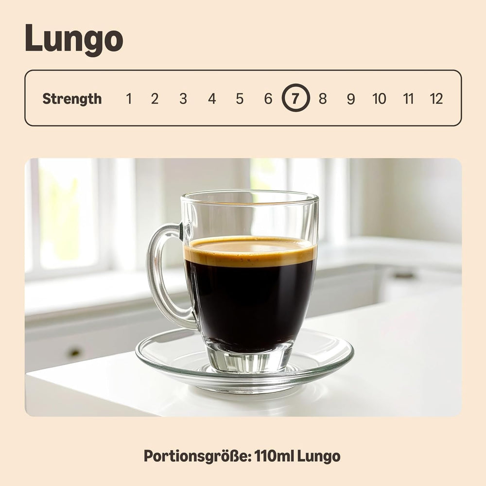 par Amazon Lungo Kaffee-Kunststoffkapseln, compatible Nespresso, 20 Stück, Packung mit 1 – Rainforest Alliance certifié
