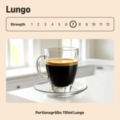 par Amazon Lungo Kaffee-Kunststoffkapseln, compatible Nespresso, 20 Stück, Packung mit 1 – Rainforest Alliance certifié