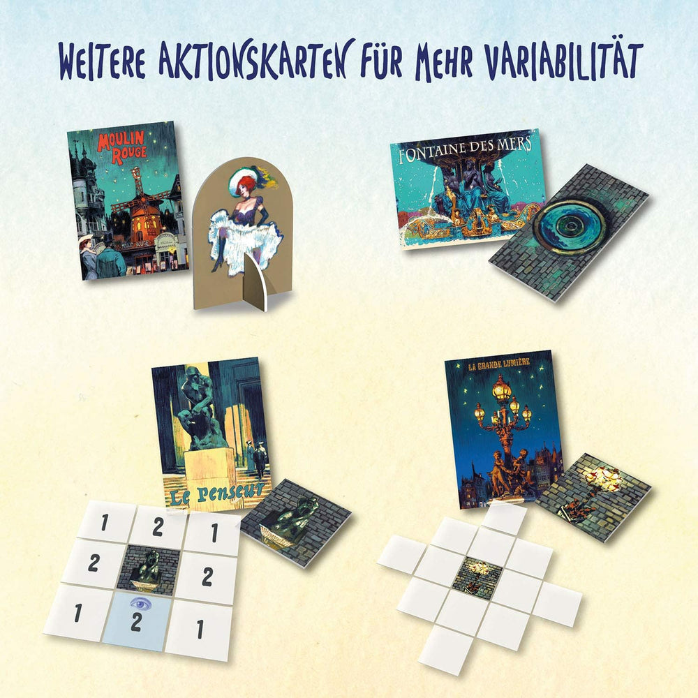 KOSMOS 680442 Paris - Ville Lumière Duel des meilleurs chantiers Jeu de stratégie à 2 joueurs avec des règles simples Jeu à 2 joueurs à partir de 10 ans