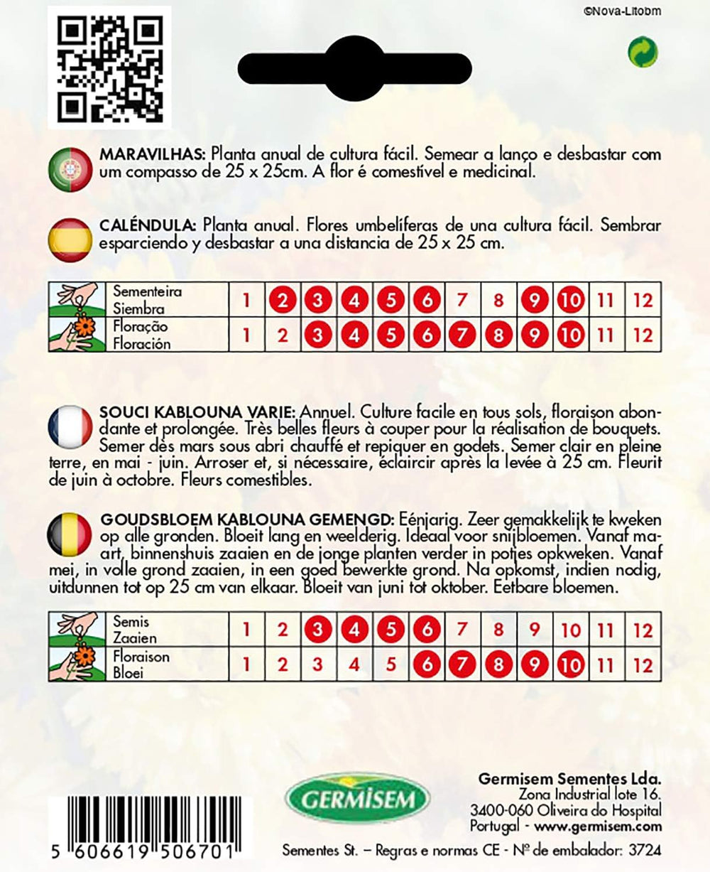 Soucis, multicolores, EC1507