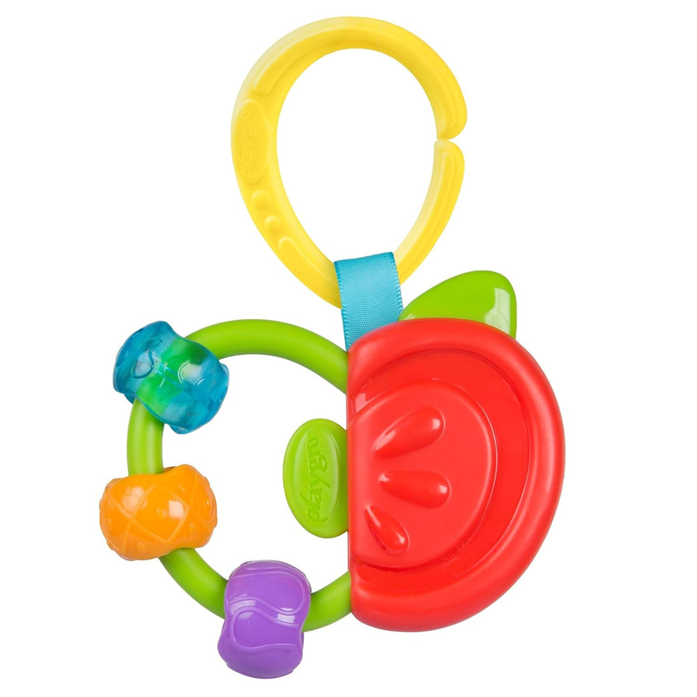 Playgro Clip Clop Coffret Cadeau d'Activités Sensorielles de Jardin - Jouet de Jardin Sensoriel pour Bébés à partir de 0 Mois - Jouet Interactif avec Hochets, Anneau de Dentition et Ami de la Poussette - 4 Pièces