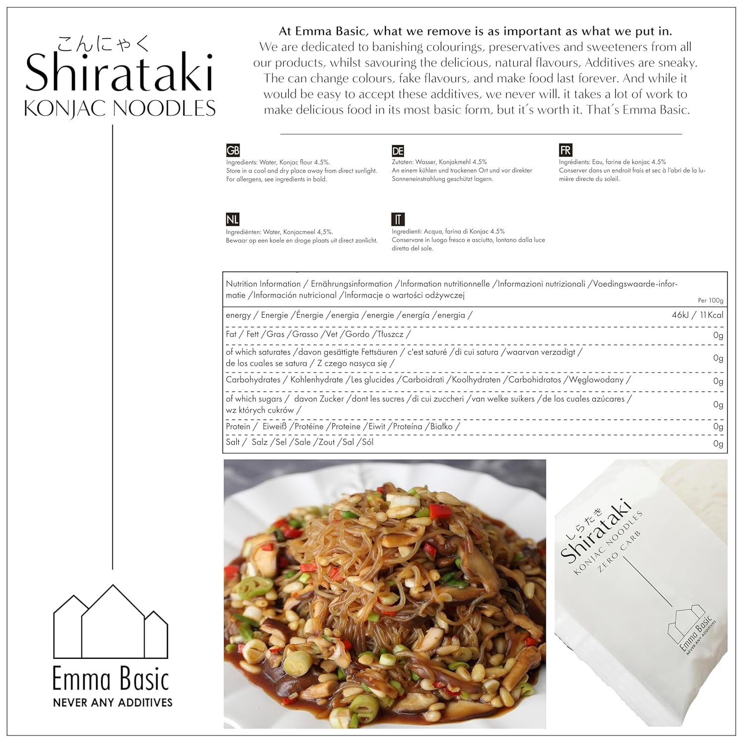 - Nouilles Konjac Shirataki 12x270g | Végétalien | Sans gluten