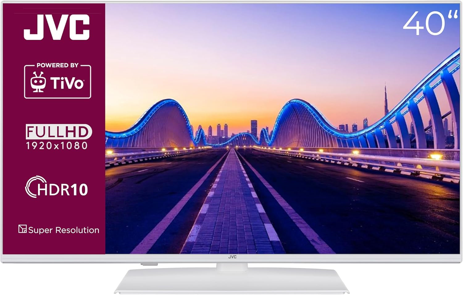 Televizor inteligent JVC de 32 de inci, cu tehnologie TiVo (Full HD, HDR, tuner triplu, 6 luni HD+ inclus) LT-32VF5355W