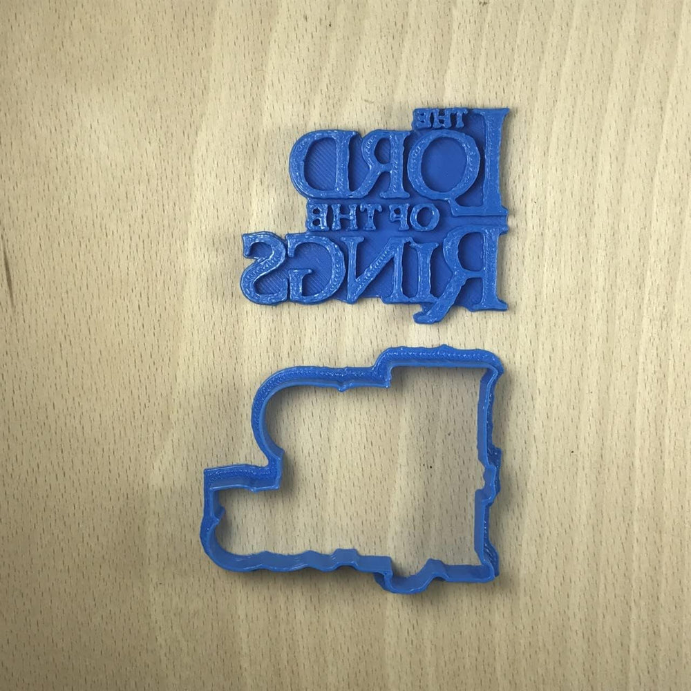 Emporte-pièce logo bleu du Seigneur des Anneaux