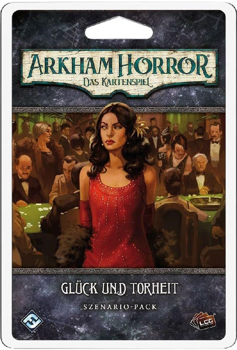 Fantasy Flight Games, Arkham Horror : LCG, jeu de base, jeu expert, jeu de cartes, 1 à 4 joueurs, à partir de 14 ans, 45 minutes et plus, allemand, multicolore, coloré