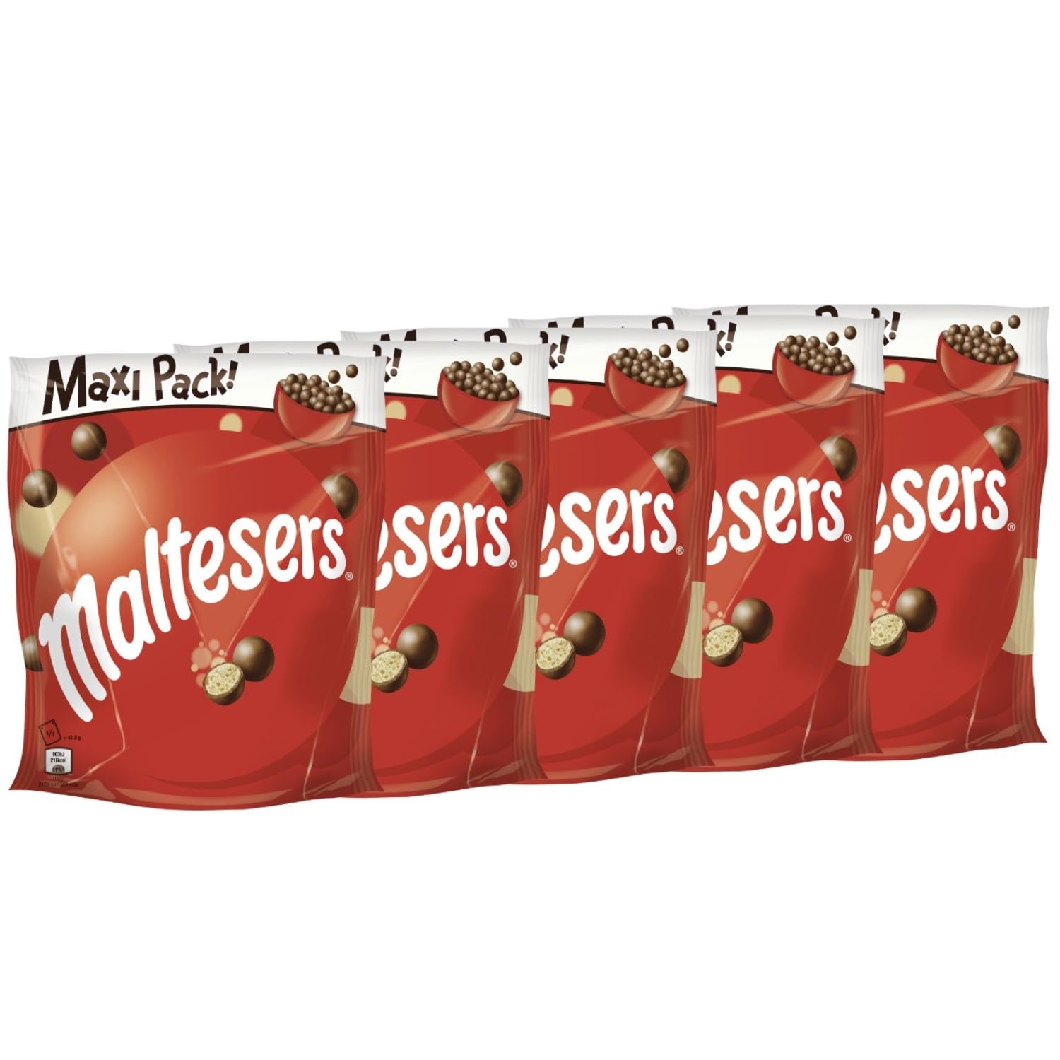 Maltesers, boules de chocolat au centre croustillant et léger, aéré, snack chocolaté, 1 paquet (1 x 300g)