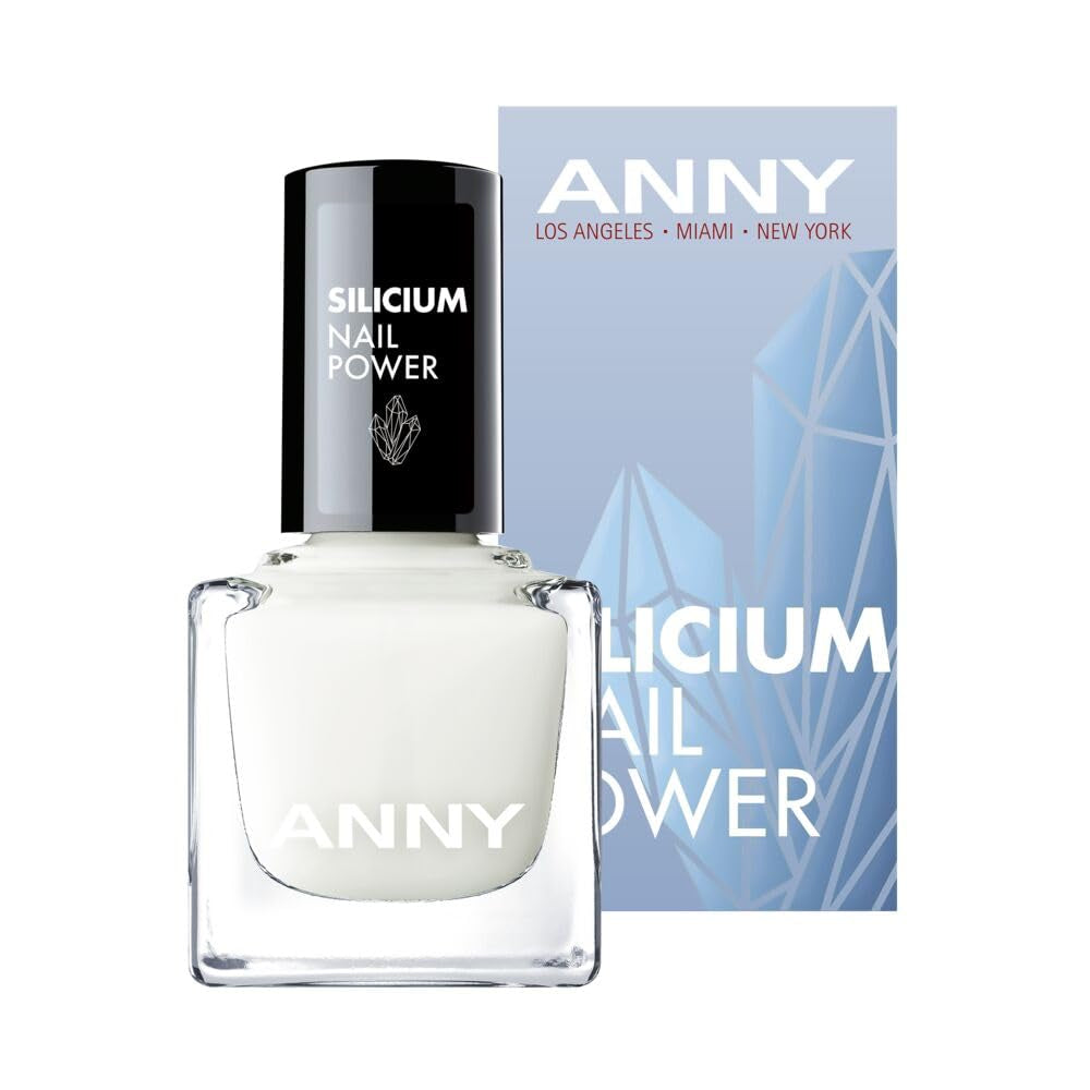 ANNY Silicon Nail Power - Soin des ongles 3 en 1 : Base, Fortifiant et Embellisseur - 15 ml