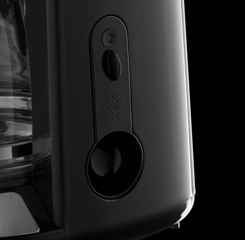 Cafetière Russell Hobbs [Pomme de douche pour une extraction et un arôme optimaux] Adventure (1 à 8 tasses, carafe thermique 1,0 L, arrêt automatique, système anti-goutte, 1100 W) Cafetière à filtre 24020-56