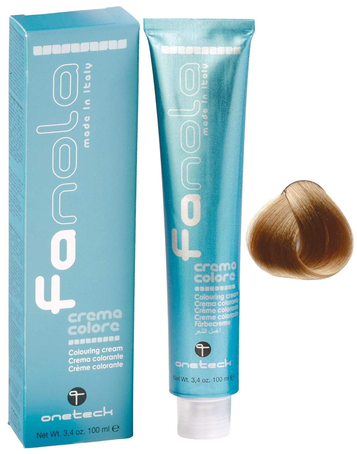 Fanola crema colore Crème colorante 7.0 Blond, 100 ml Teinture capillaire Naty Shop 9.00 Blond très clair intensif