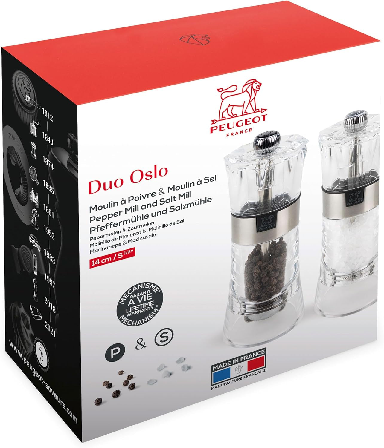 OSLO Duo acrylique/inox 14 cm Râpes et trancheuses Naty Shop