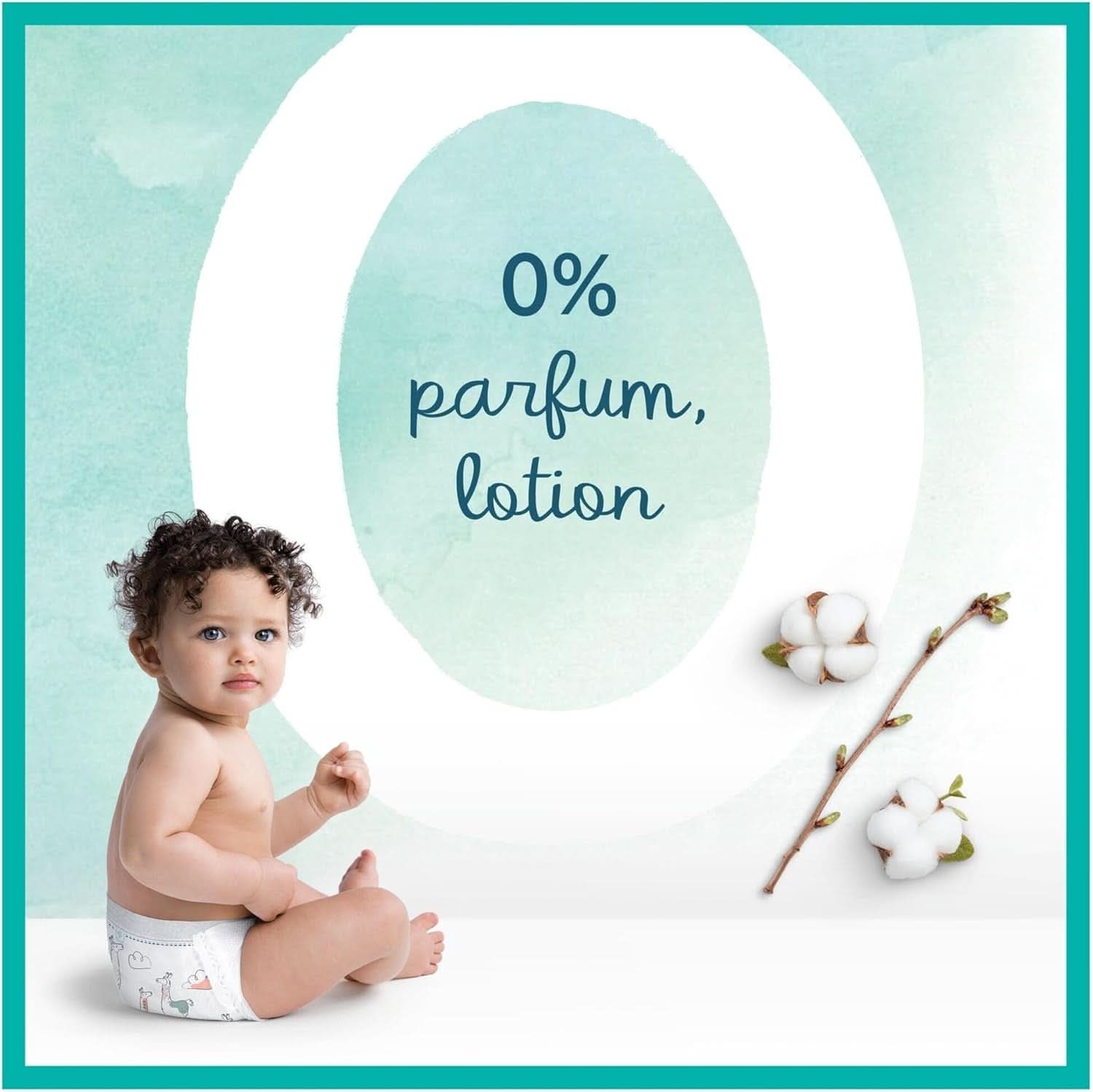 Couches Pampers Harmonie, taille 6, 58 couches, 13 kg +, protection cutanée douce et 100% absorbante Mère et Enfant Naty Shop