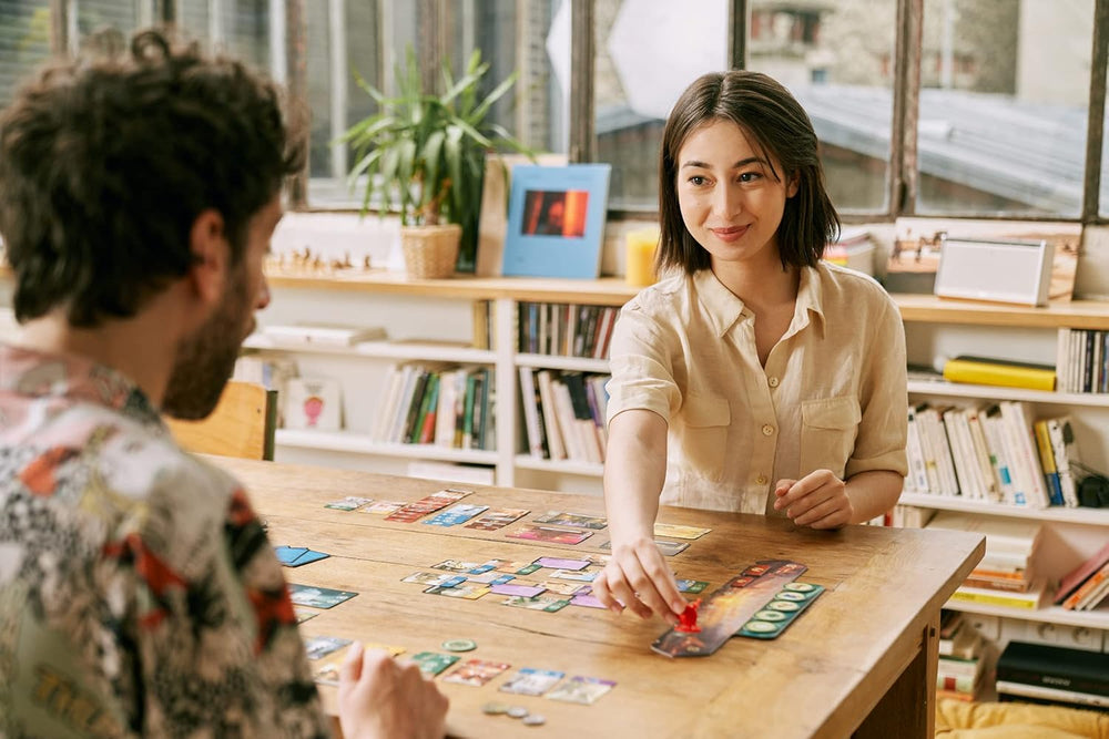 Asmodee 7 Wonders Duel, jeu de base, jeu de connaisseur, jeu de stratégie, 2 joueurs, à partir de 10 ans, 30 minutes, allemand