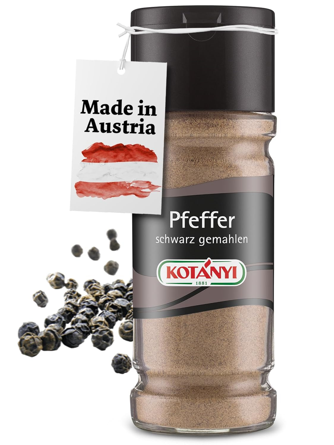 Kotányi Zimt gemahlen, würzig-süßer Geschmack, veredelt Milchreis, Gebäck, Desserts, Verre 80 ml