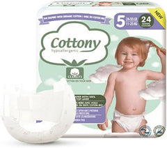 Couches en coton biologique, 24 couches, taille 5 (11-25 kg) Mère et Enfant Naty Shop