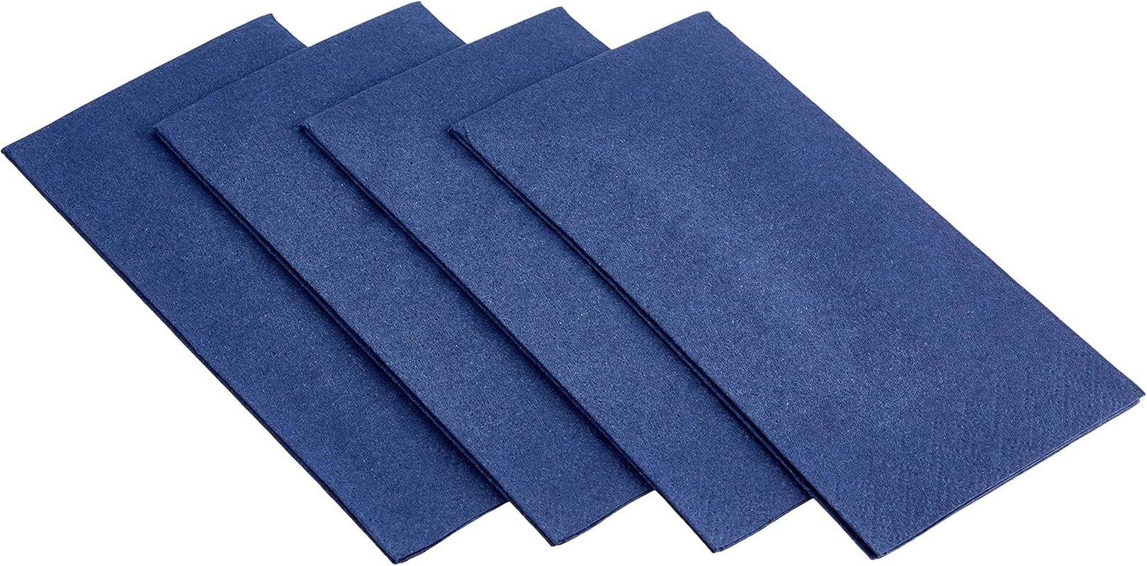 Papstar 84576 250 mouchoirs, 3 épaisseurs, pli 1/8, 33 cm x 33 cm, bleu foncé