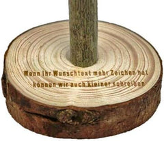 Der Deckelbaum -Naturbelassen- / Magnetbaum/Personalisiert Mit Deinem Wunschtext/Dein Persönliches