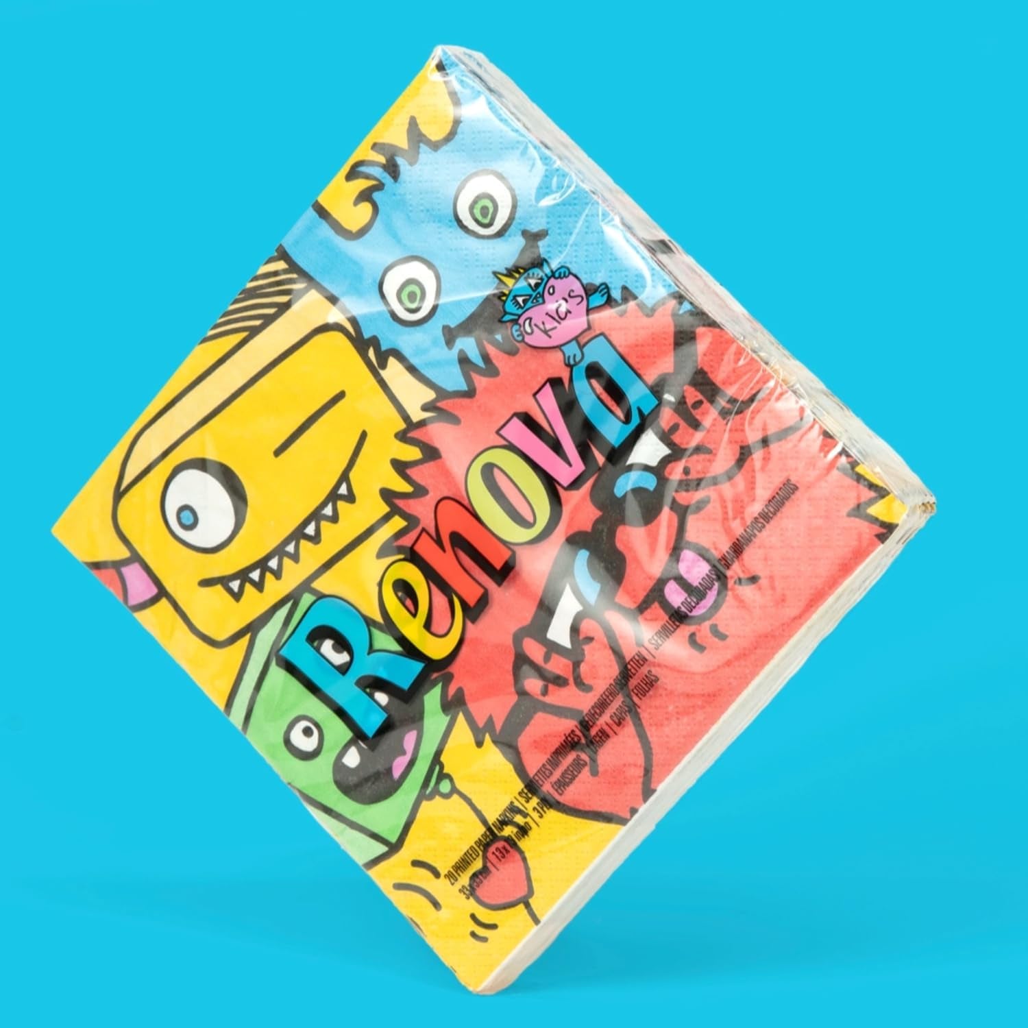 Șervețele de hârtie Renova pentru copii, 20 bucăți, 110 G