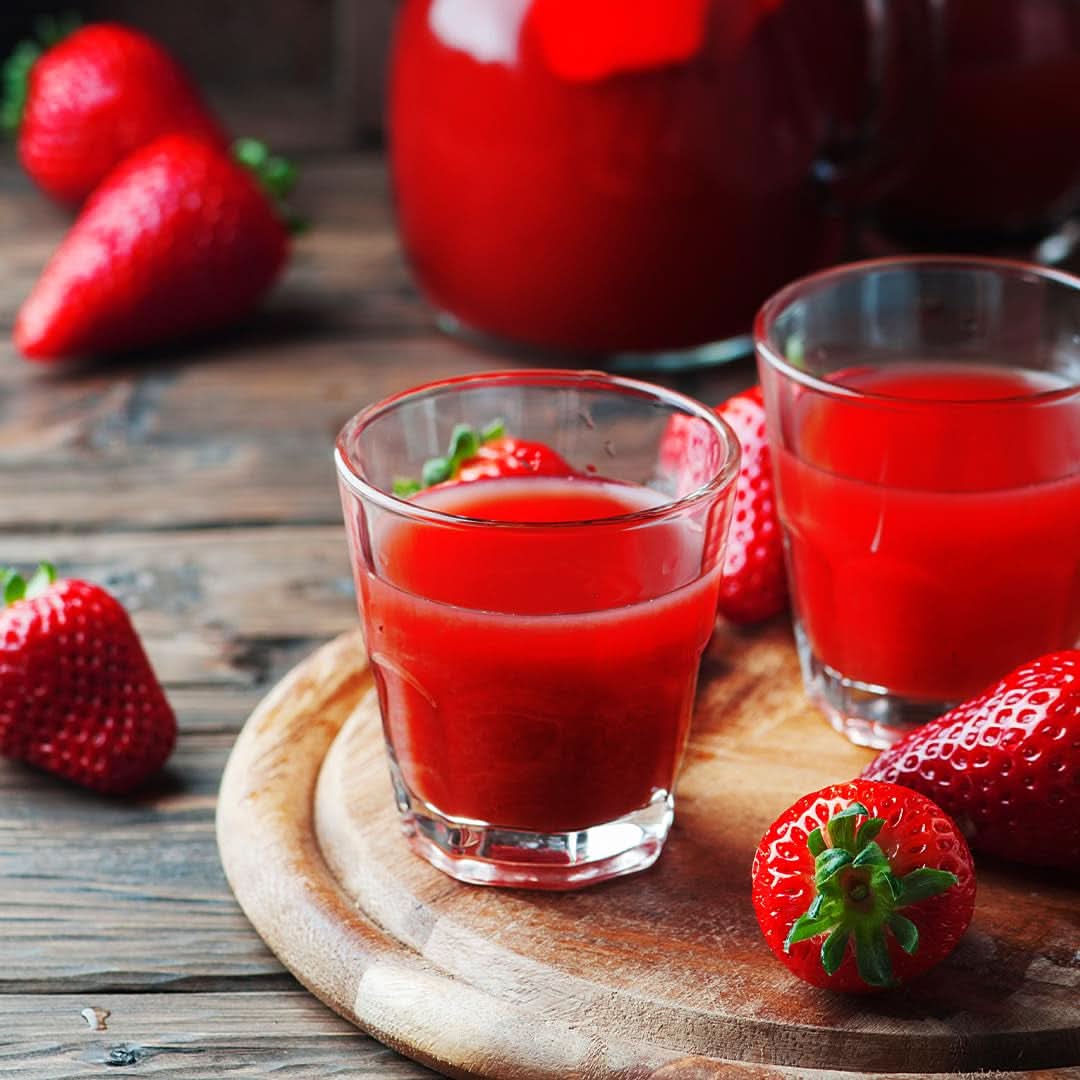 Rauch Happy Day Fraise | Saveur intense de fraise | Affiné aux pommes et au citron | 6X 1 litre, Tetra Prisma Boissons sans alcool Naty Shop