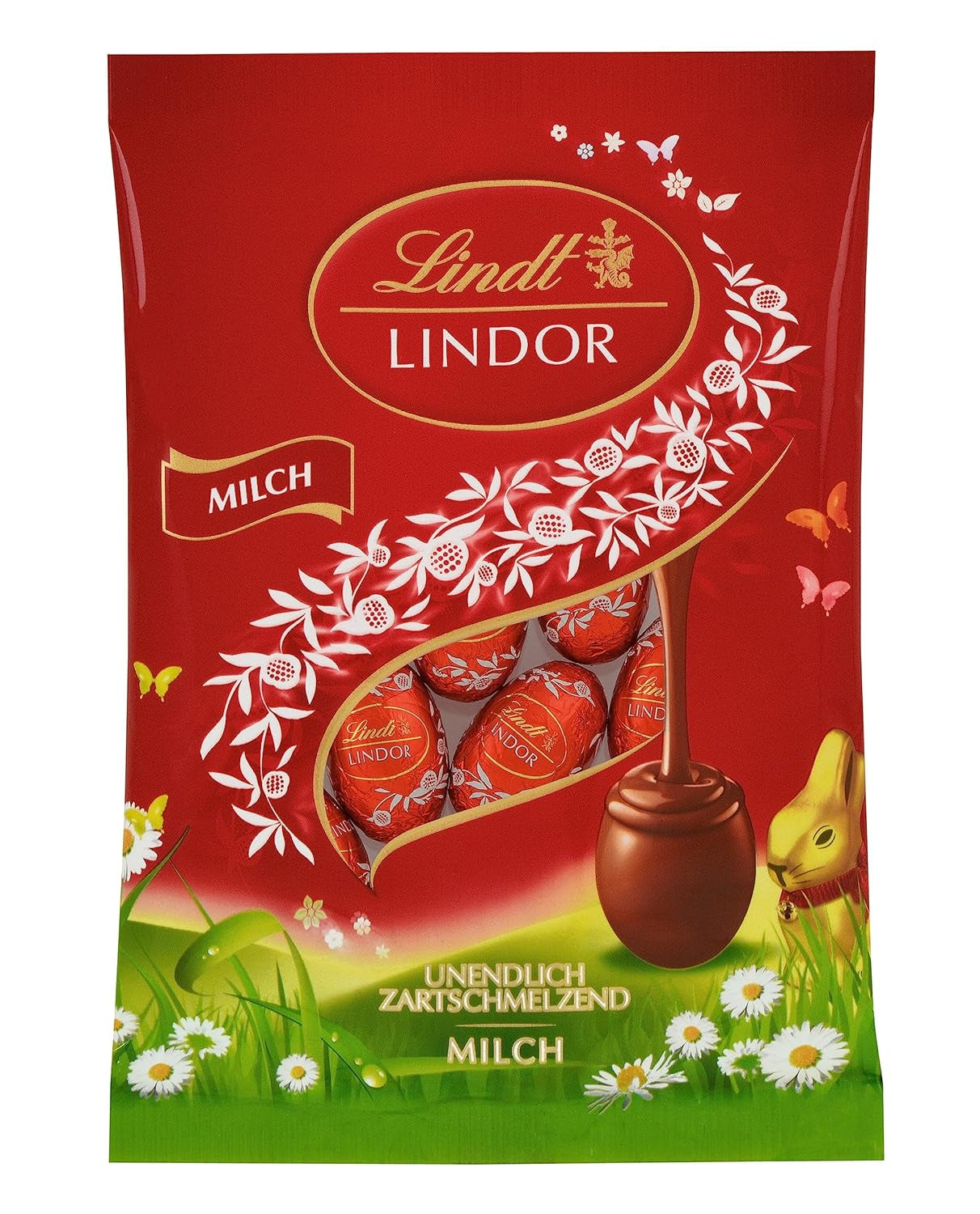 Lindt Lindor mini œufs, sachet, lait entier, 100g