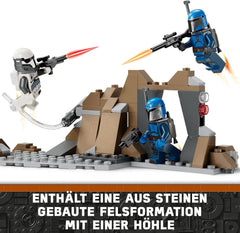 LEGO Star Wars : Mandalorian Ambush on Mandalore Battle Pack, jouet de construction d'aventure pour enfants, ensemble d'action à collectionner, idée cadeau pour garçons et filles 75373 Jeux de construction Besuche den LEGO-Store