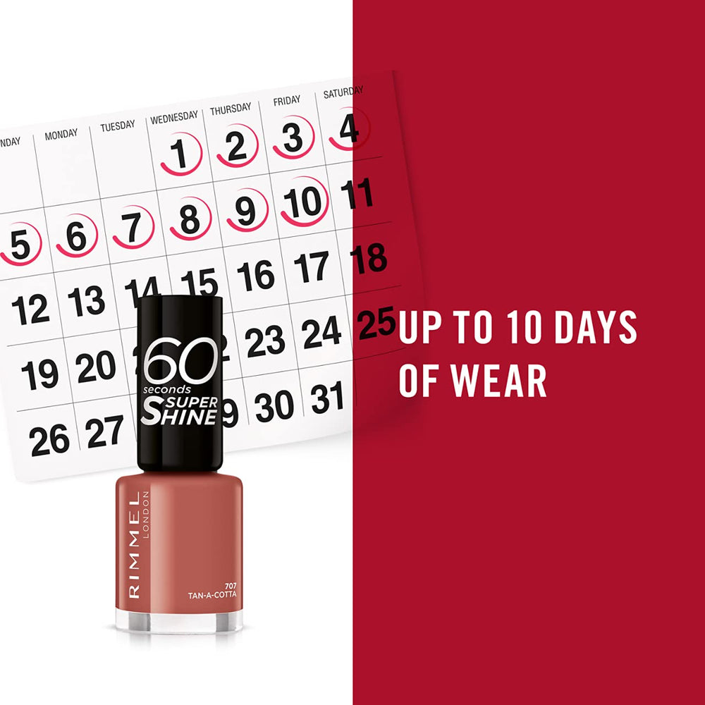 Rimmel 60 secondes super brillance 707 bronzage a cotta