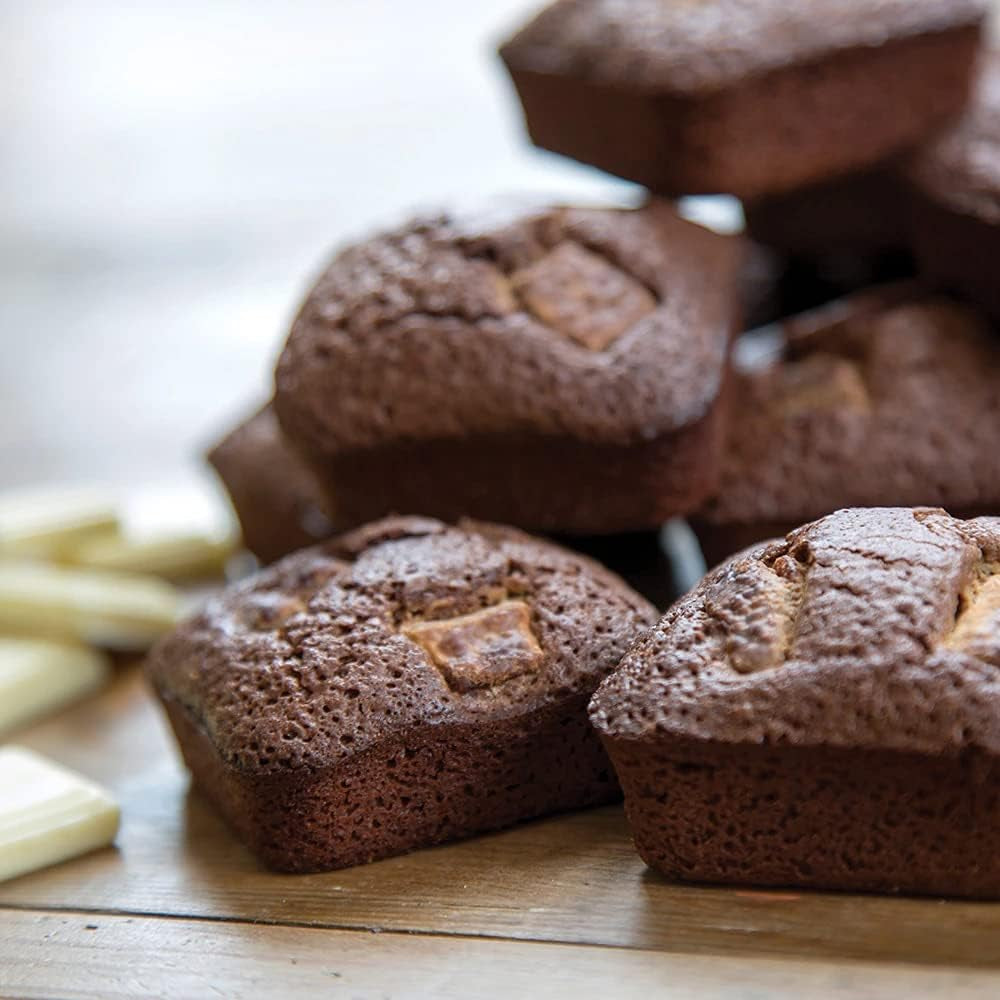 Moule à brownie Masterclass, moule à brownie 12 trous, inox, 34 X 26 cm Moules et plaques à pâtisserie Naty Shop