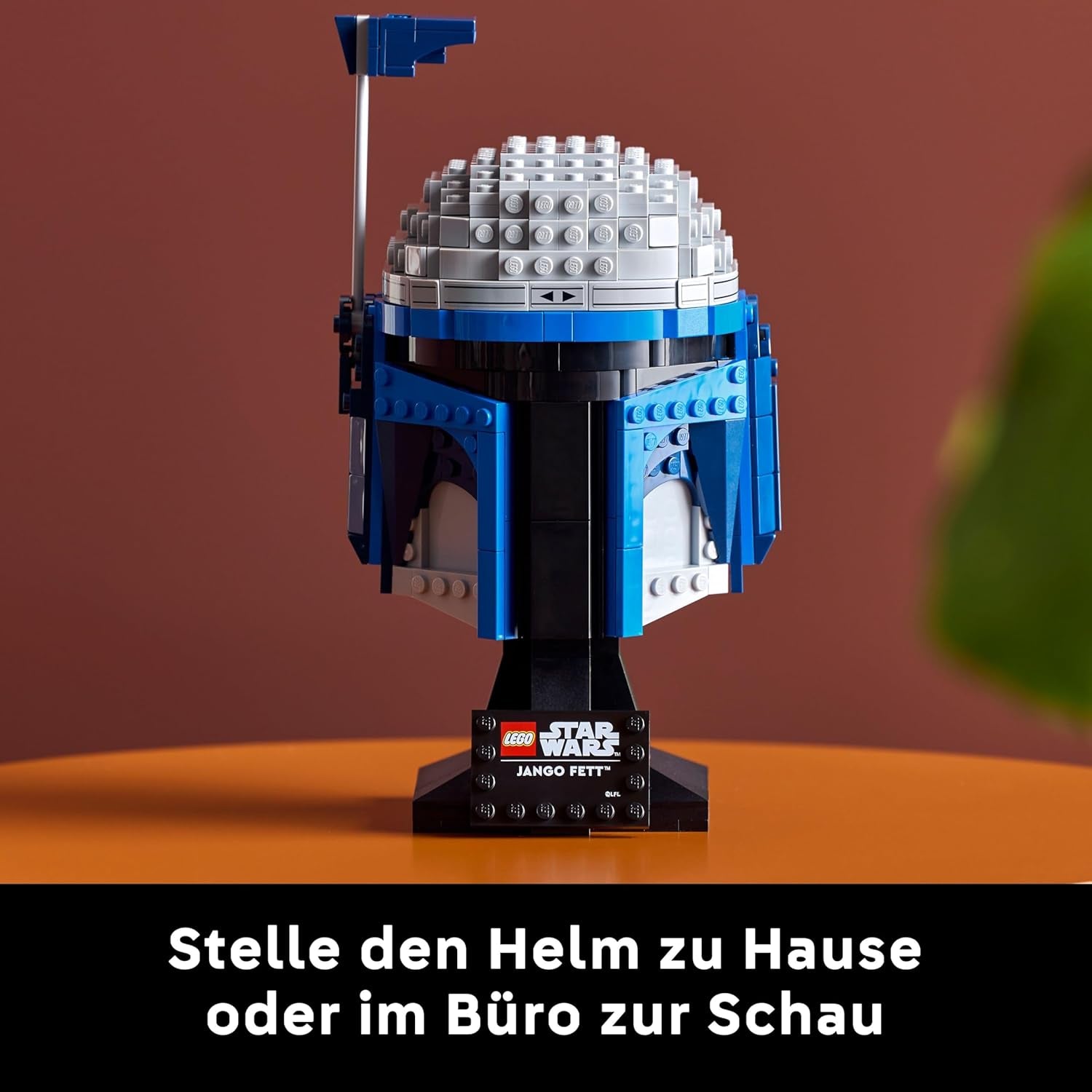 LEGO Star Wars 75408 Casque de Jango Fett - Bauset Mandalorien pour Erwachsene - Modèle avec support, enfant de nom et antenne réglable - Conçu pour les fans de Angriff der Klonkrieger